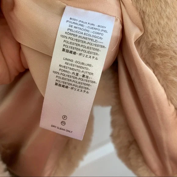 Free People Faux Fur Coat Jacket S - Picture 5 of 7